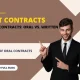 oral contract